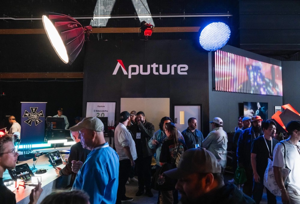 Aputure booth at Cine Gear LA