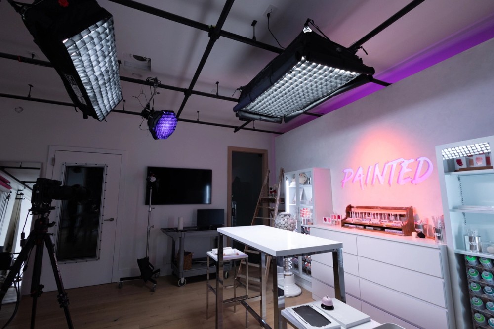 James Charles studio makeover