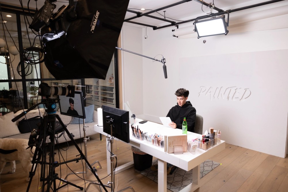 Before the upgrade: Charles sits in the tutorial set