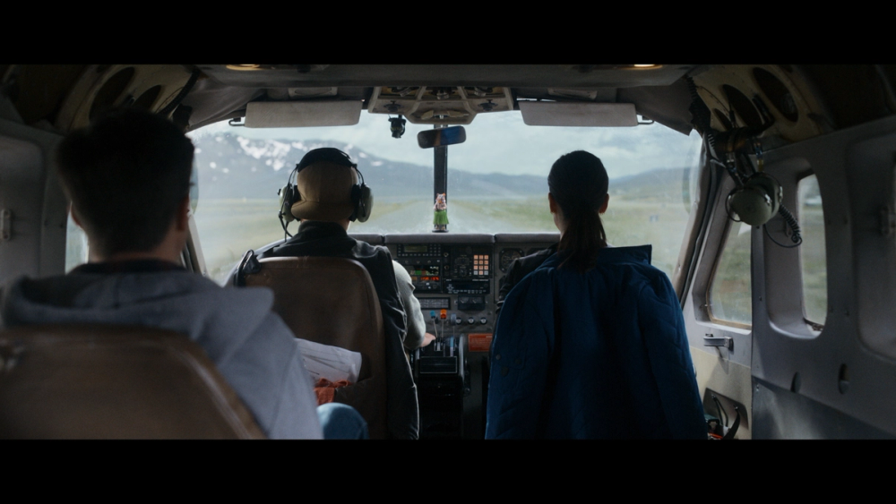 Lighting, LED volume, and physical plane together in the final film